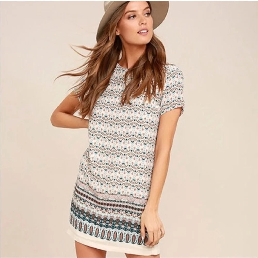 Lulus Printed Mini Dress